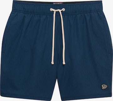 Shorts de bain Superdry & Co en bleu : devant