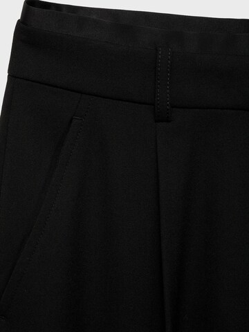 MANGO Wide Leg Hose 'Spider' in Schwarz