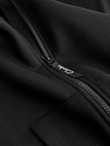 CLARKS Sweatjacke in Schwarz