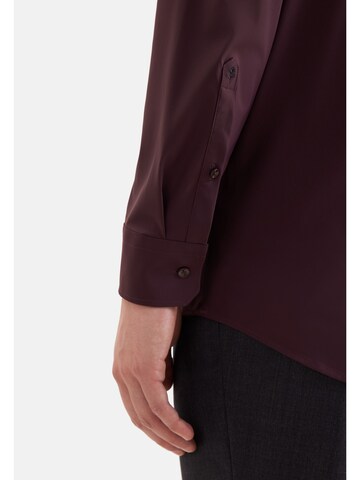 SEIDENSTICKER Slim fit Zakelijk overhemd in Rood