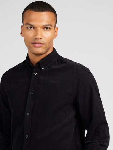 Coupe regular Chemise 'Liam' Samsøe Samsøe en noir