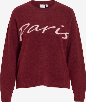 VILA Pullover 'VILuna' i rød: forside