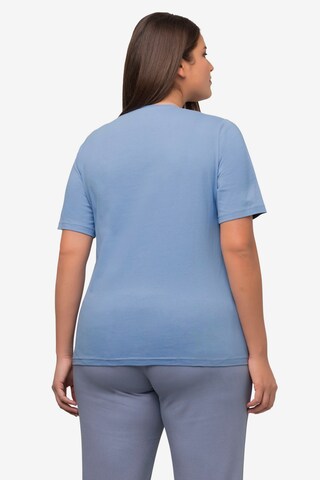 Ulla Popken Shirt  (GOTS) in Blau