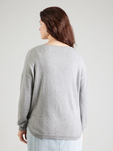 pilka ONLY Carmakoma Megztinis 'CARMargareta'