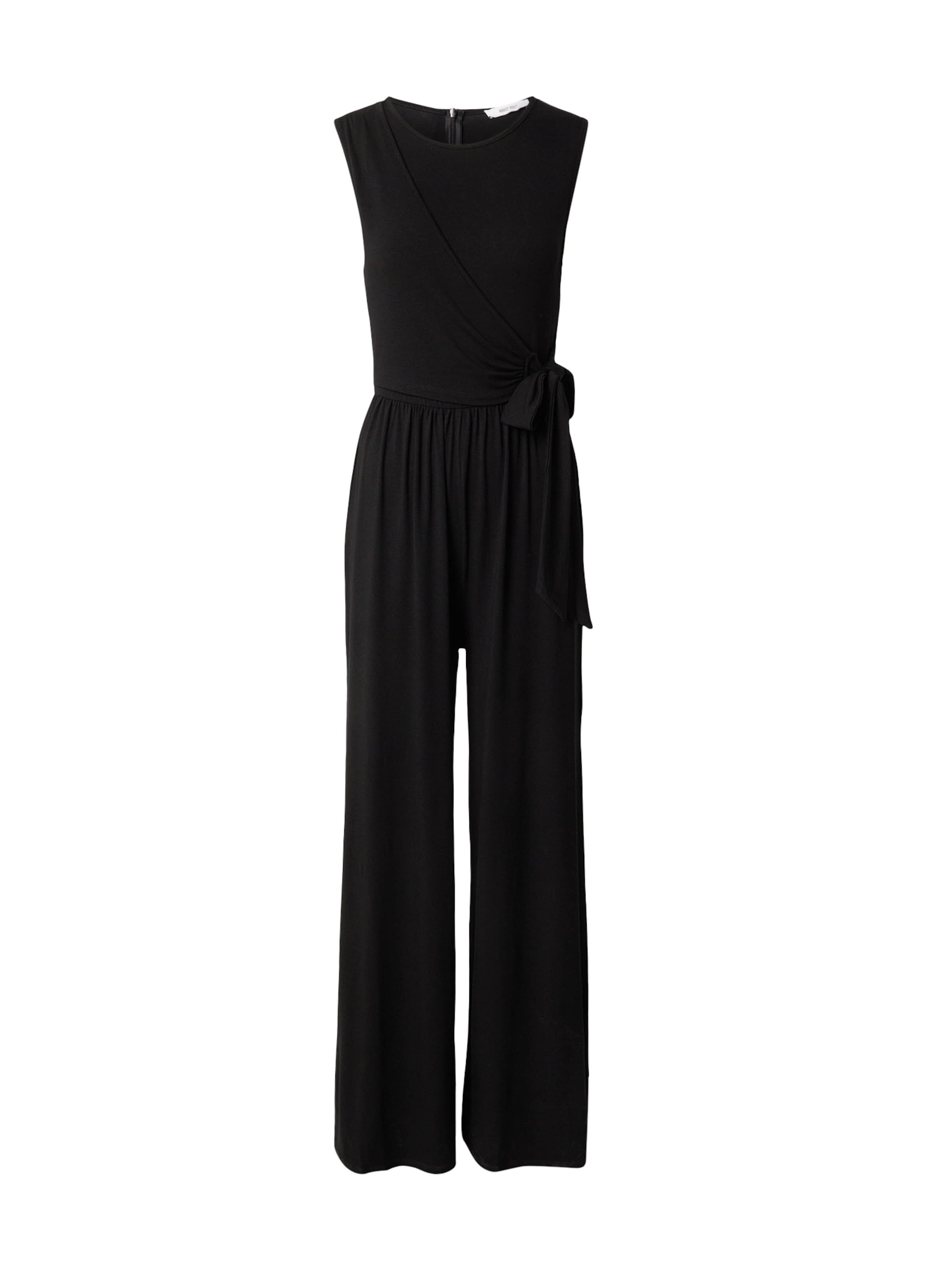 ABOUT YOU Kezeslábas 'Milly' - fekete: elől