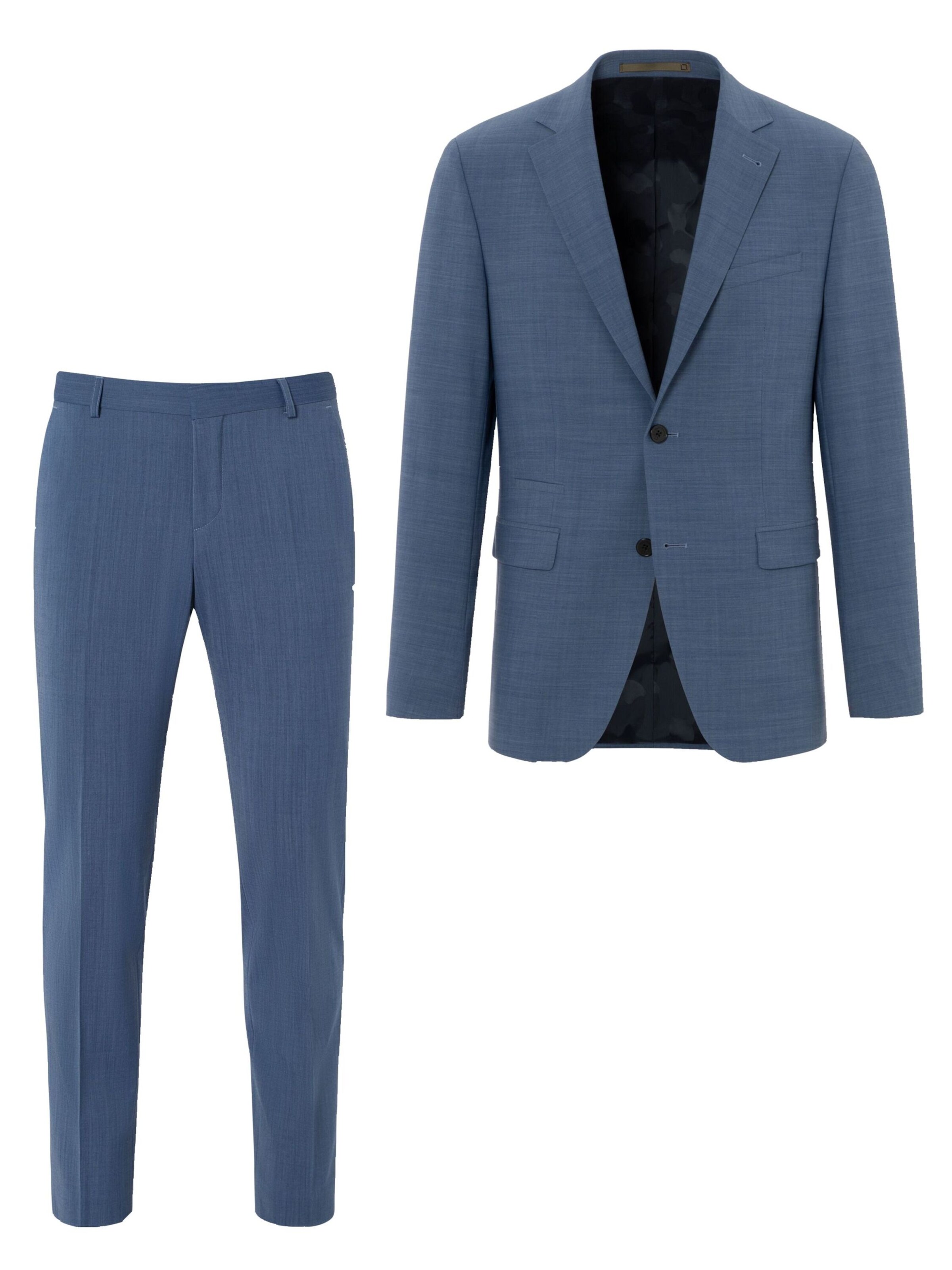 BENVENUTO Slim fit Suit 'Salvi' in Blue: front