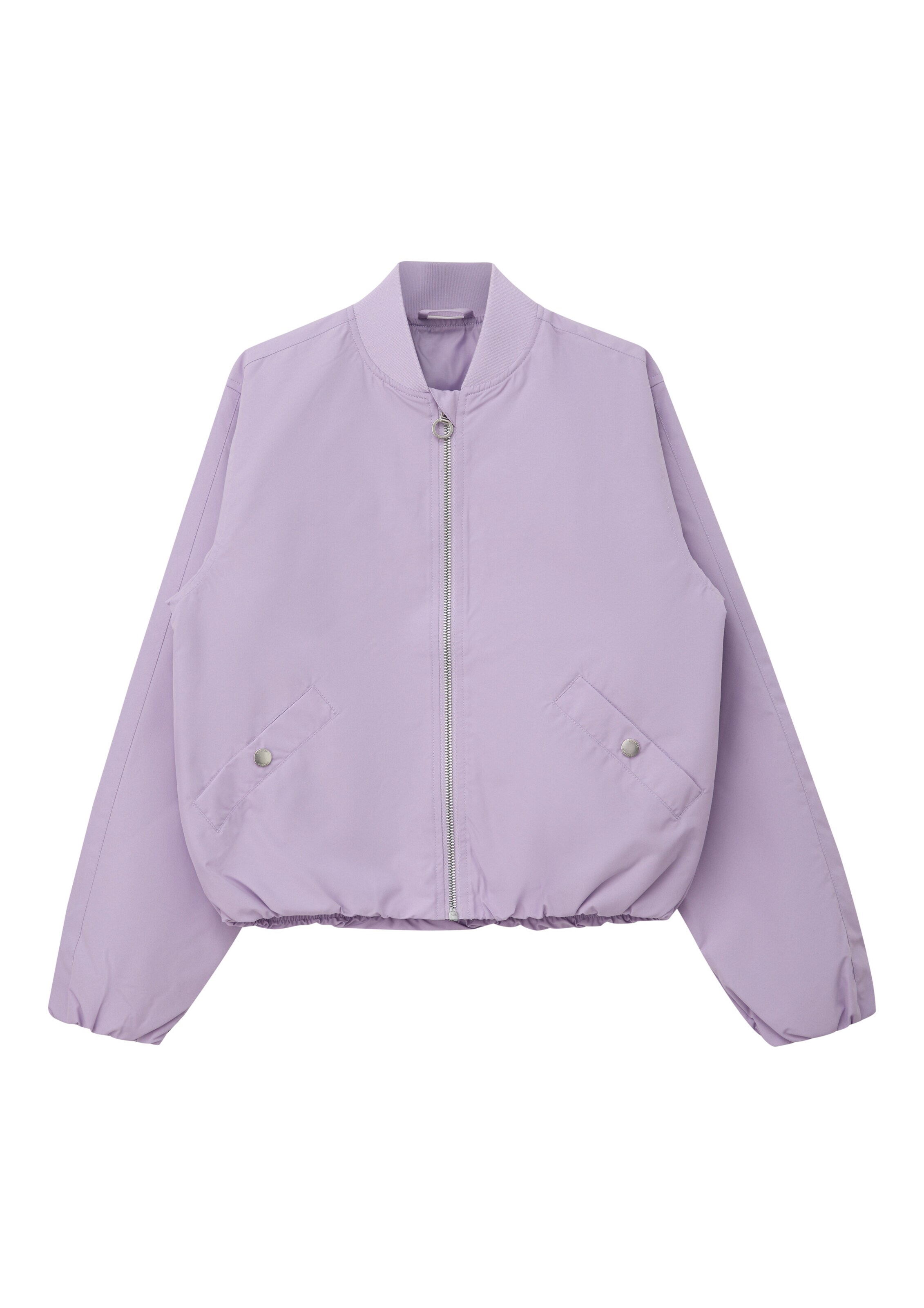s.Oliver Φθινοπωρινό και ανοιξιάτικο μπουφάν σε λιλά: μπροστά