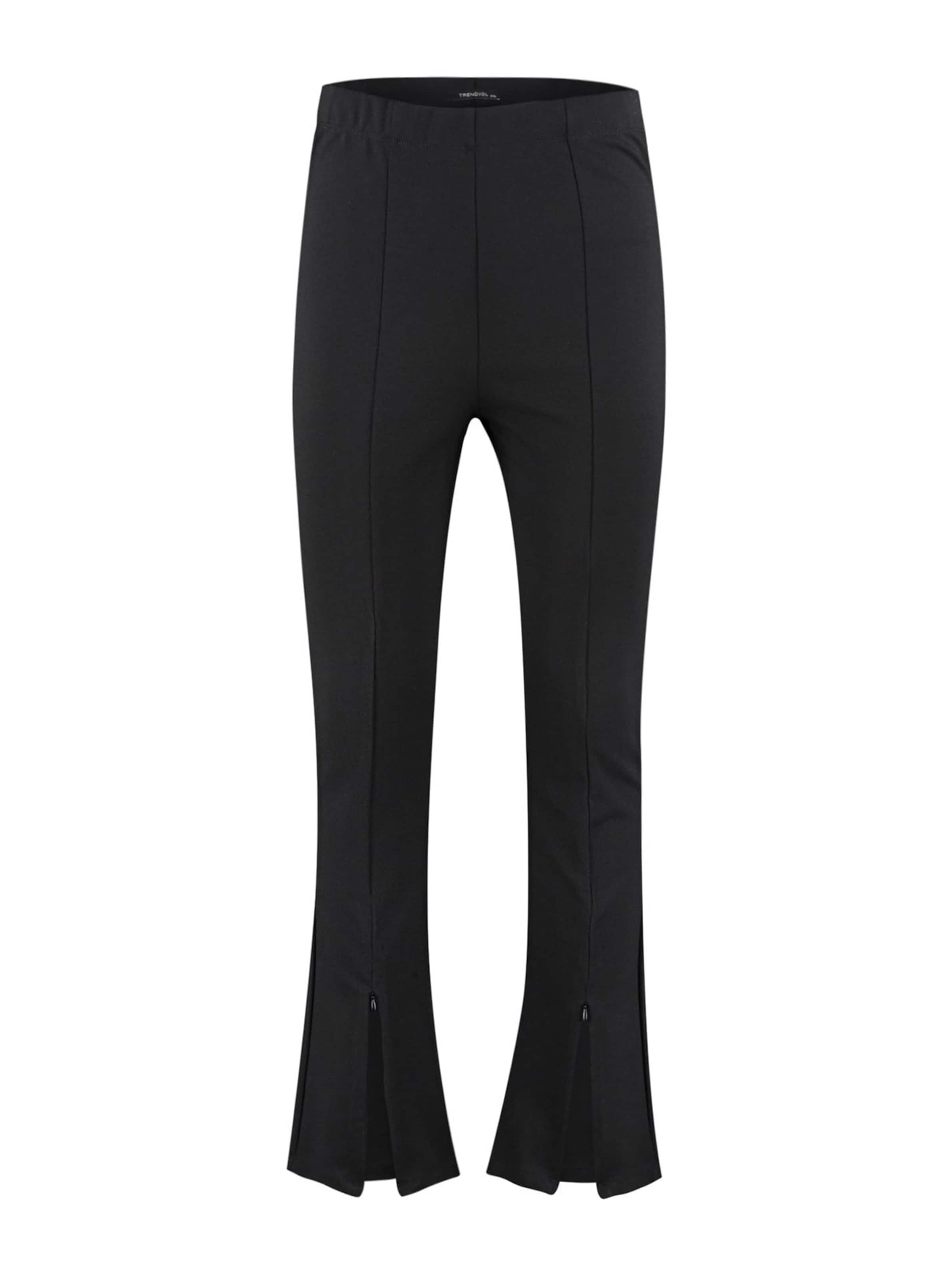 Trendyol Curve - Acampanado Pantalón en negro: frente