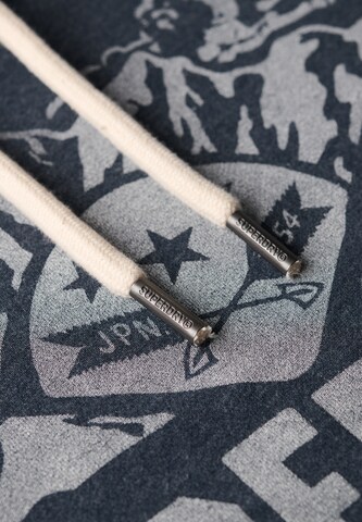 Superdry Sweatshirt 'Lo-Fi' in Blauw