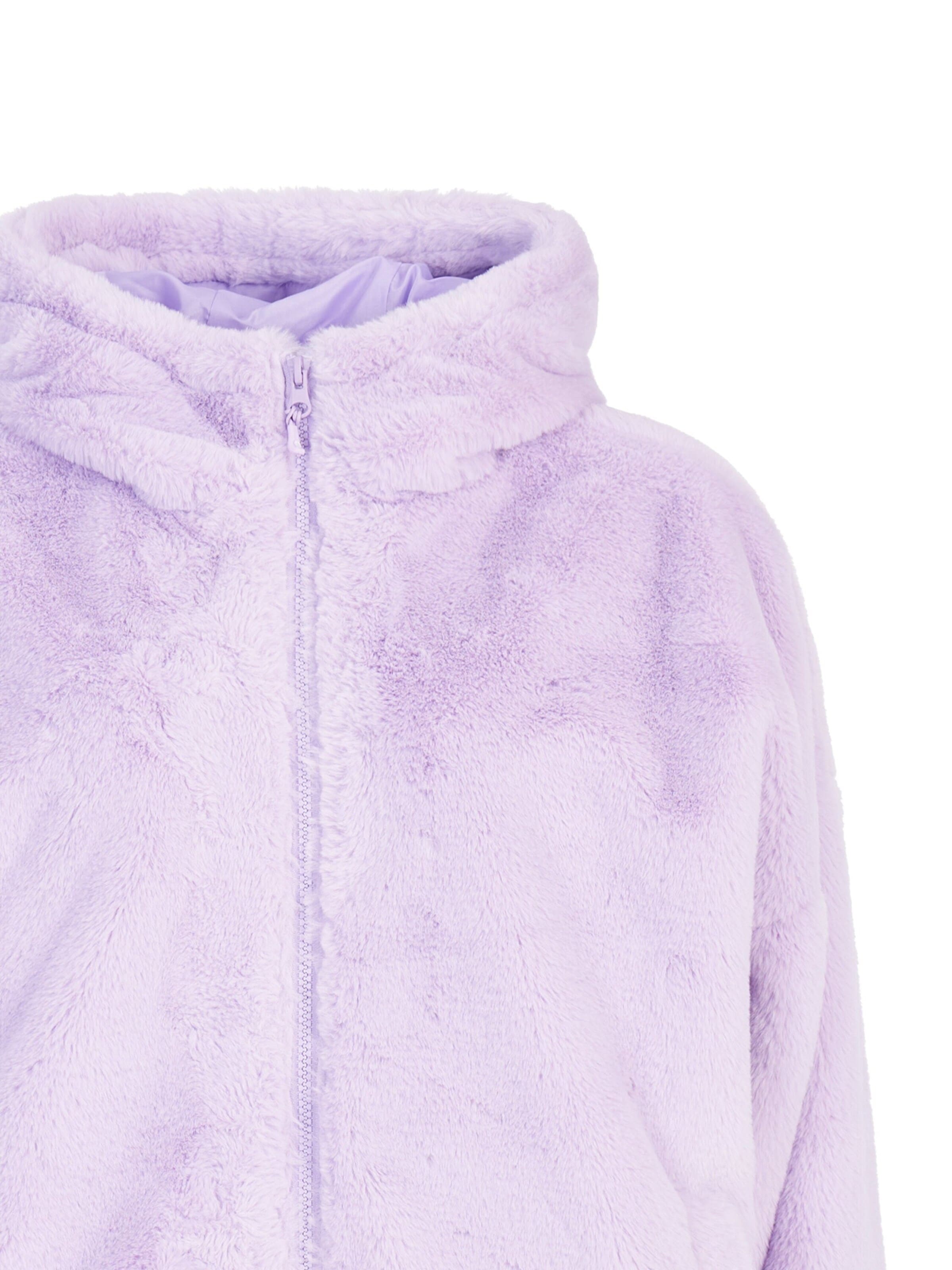 PROTEST Fleece jas 'PRTGolly' in Lila