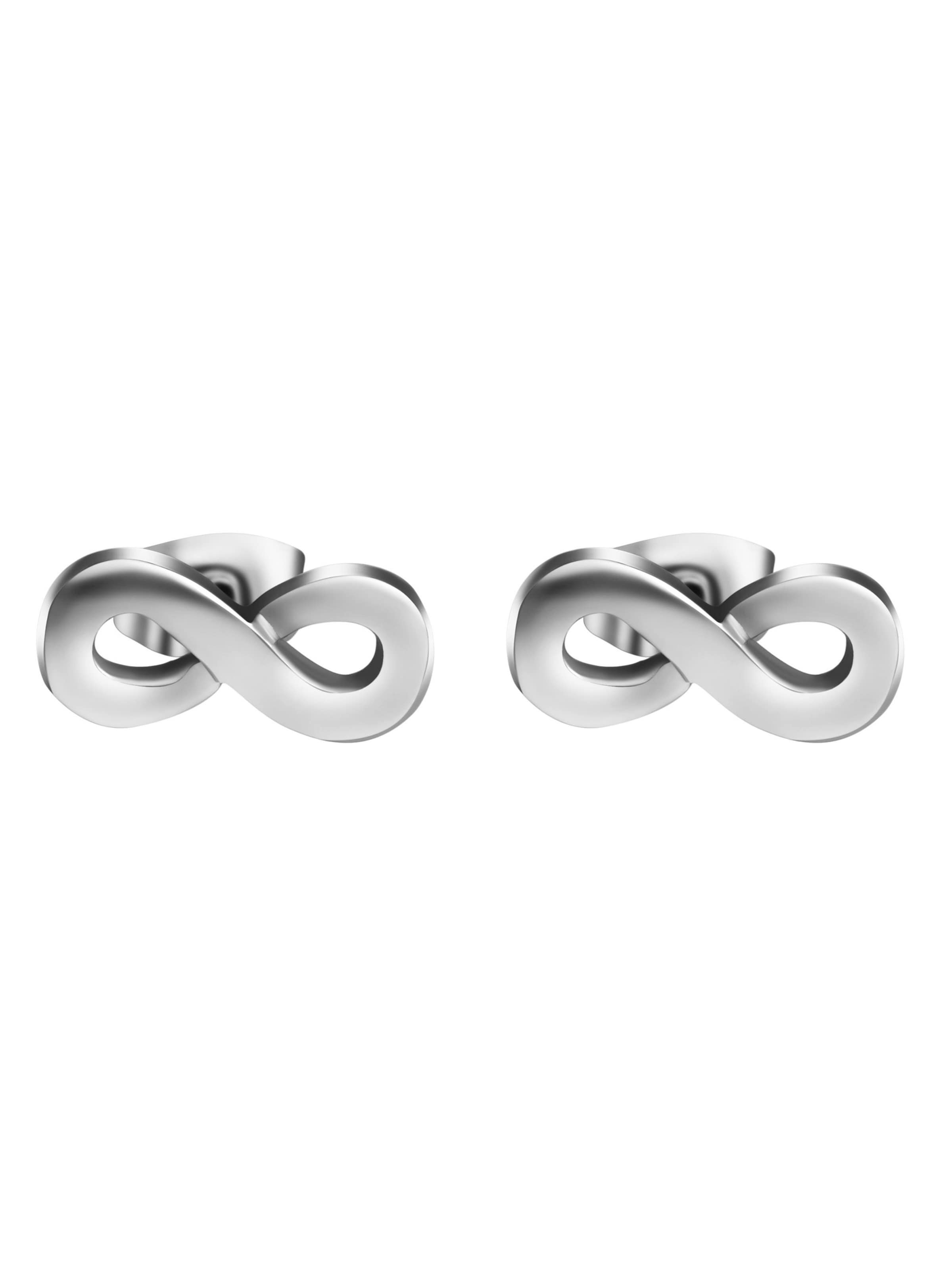 Akzent Earrings 'Leevke, langlebig' in Silver: front