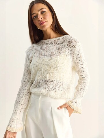 Bianco Lucci - Pullover 'Pullover' em bege
