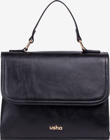 Usha Handbag in Black: front