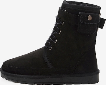 Island Boot Lace-up boot 'IMAAN' in Black: front