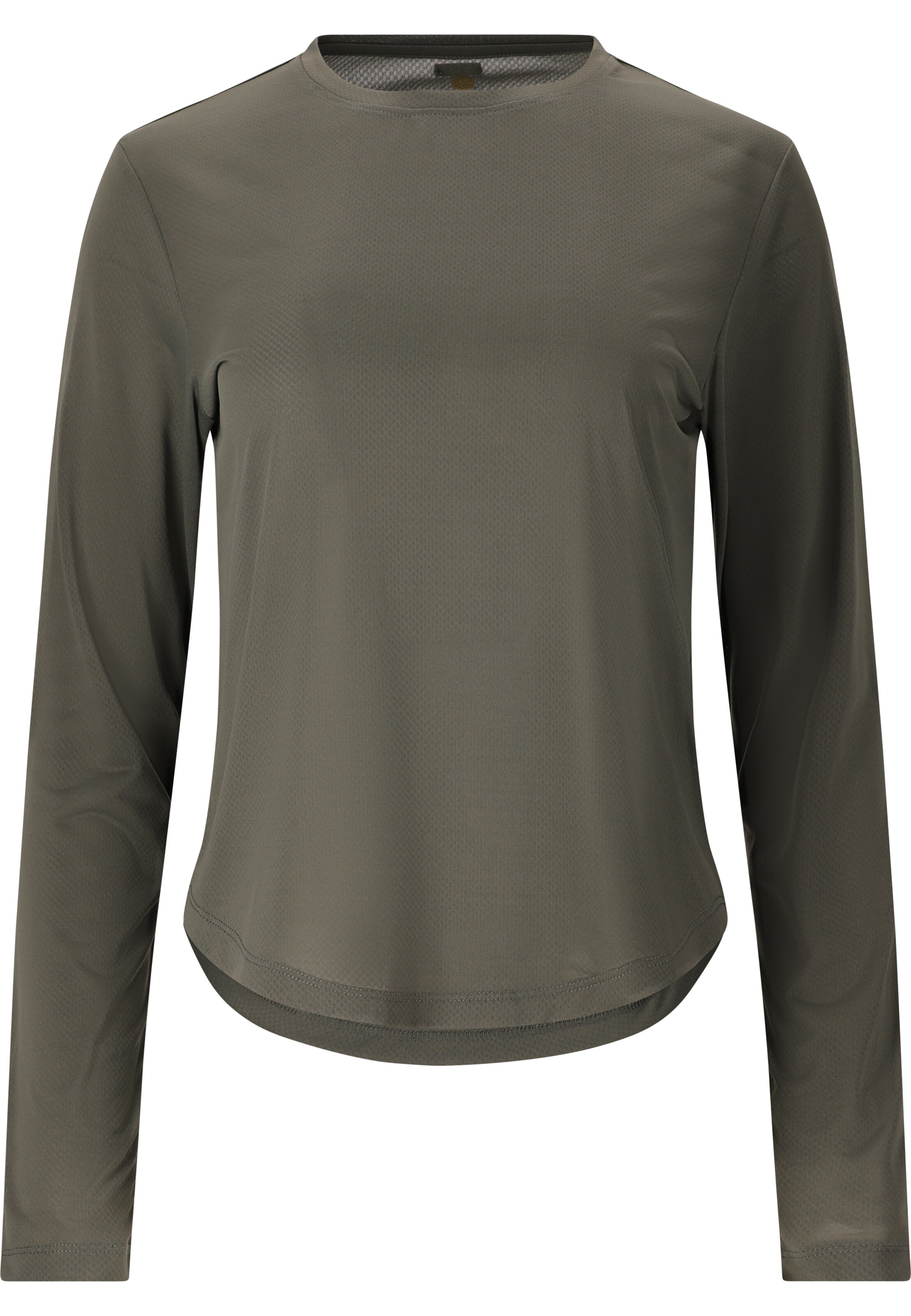 Athlecia Langarmshirt Doja in Grau: Vorderseite