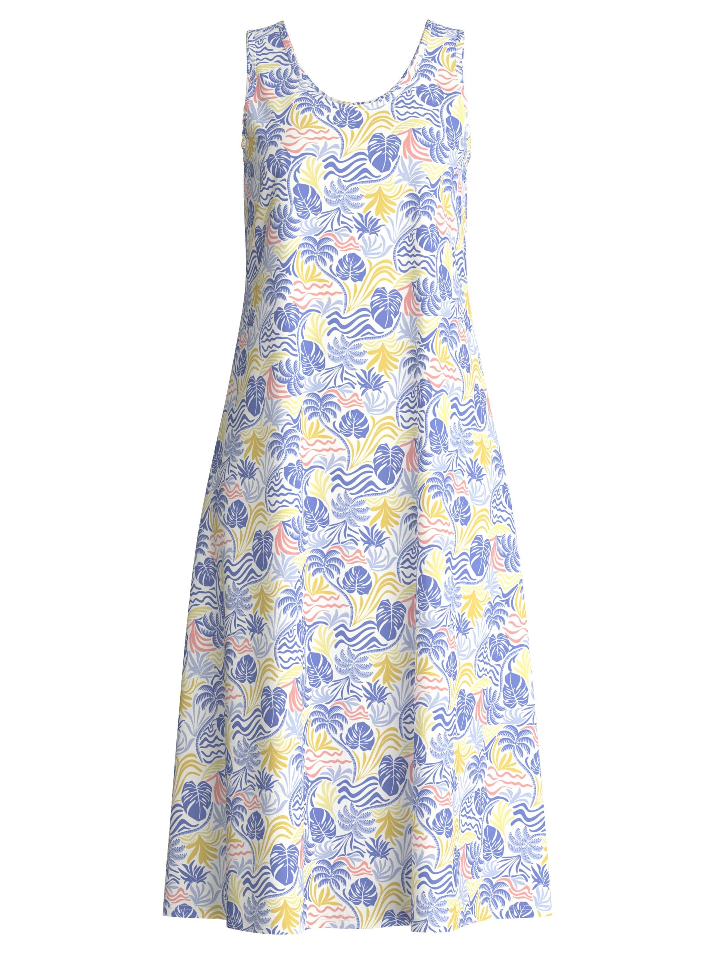 Camicia da notte 'Coastal Dreams' di CALIDA in blu: frontale