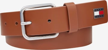 Tommy Jeans Belt in Brown: front