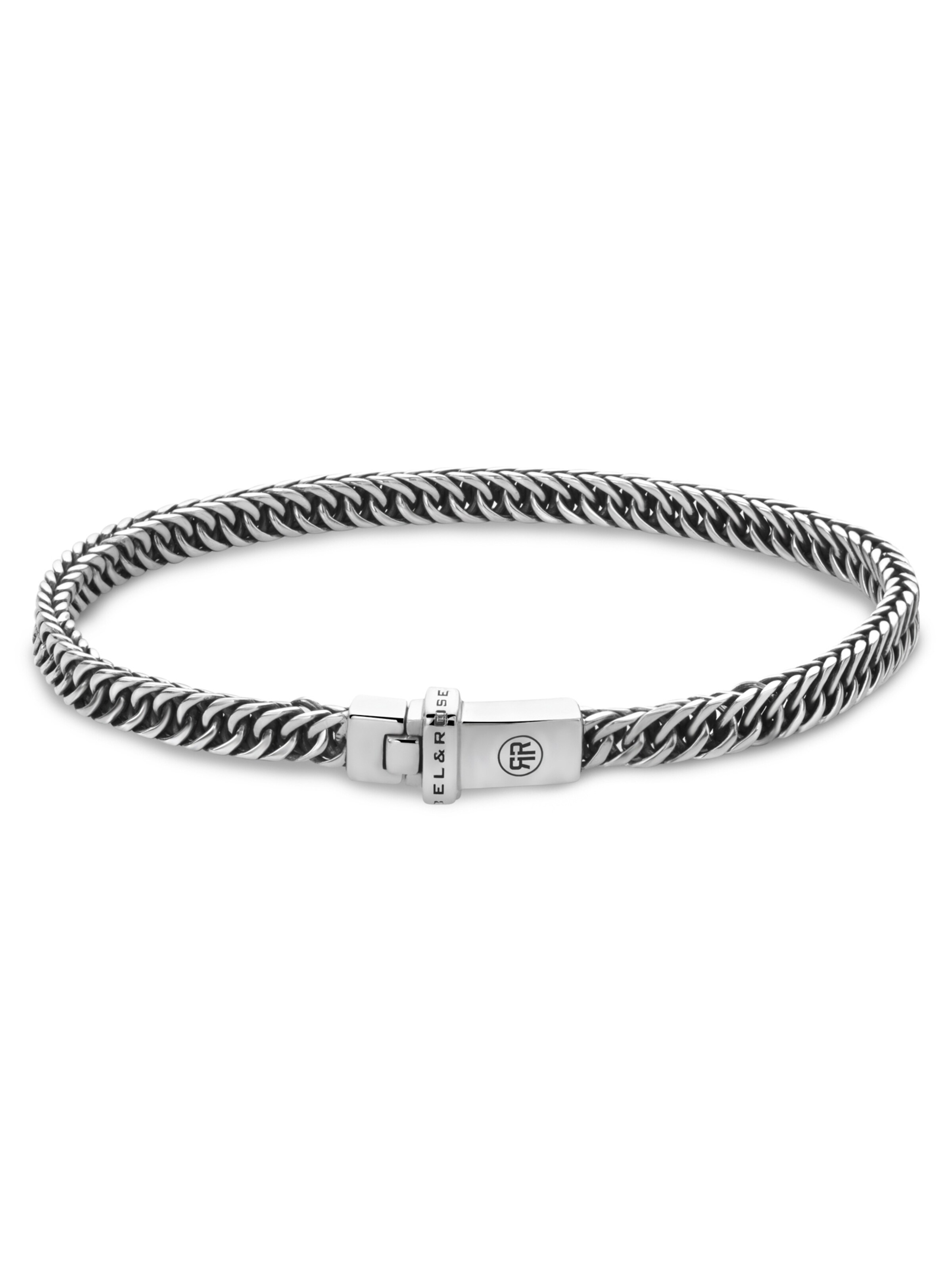 Rebel & Rose Armband in Silber: Vorderseite
