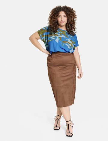 SAMOON Skirt in Brown