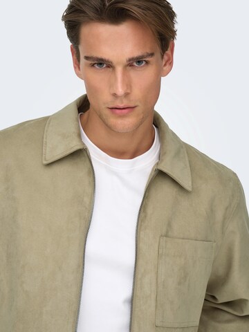 Only & Sons Overgangsjakke 'ONSRICK' i grøn