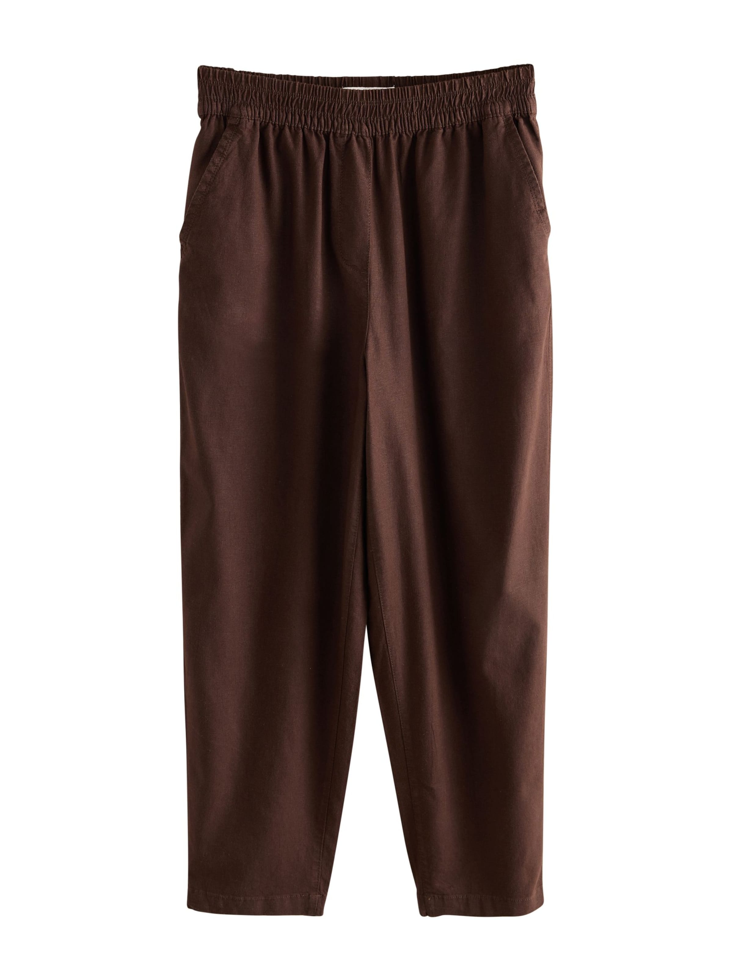 Barrel Pantalon Next en marron : devant