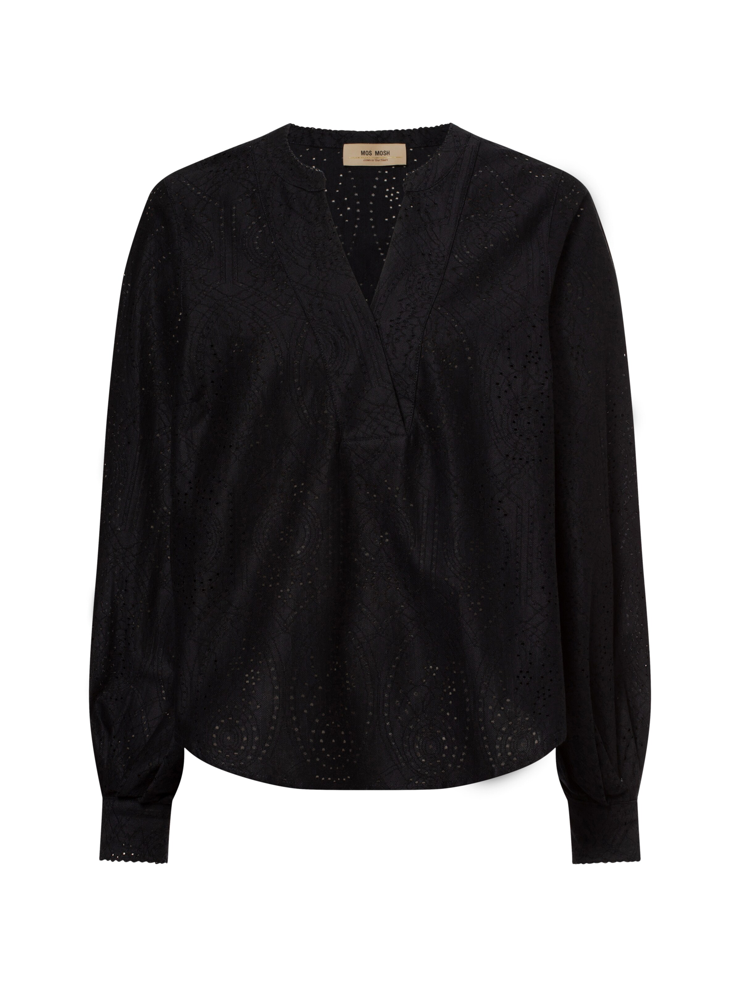 MOS MOSH Bluse 'MMYen Sina' in Blau: Vorderseite