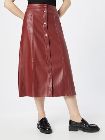 Warehouse Skirt in Red: front