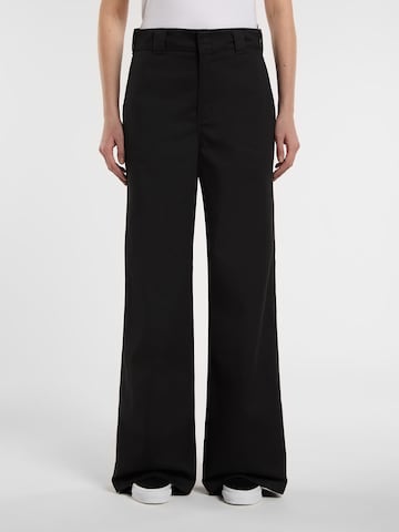 Regular Pantalon 'WIDE LEG' DICKIES en noir : devant