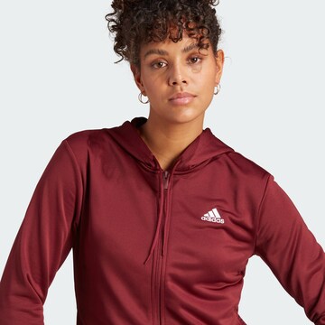 ADIDAS SPORTSWEAR Sports suit 'Linear' in Red