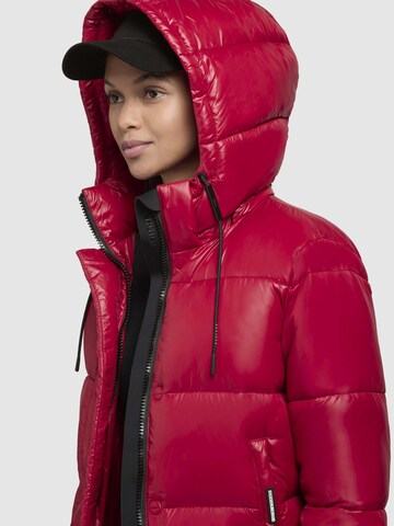 khujo Jacke ' STINE2 SATIN ' in Rot