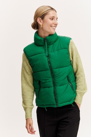 b.young Vest 'Bomina' in Green: front
