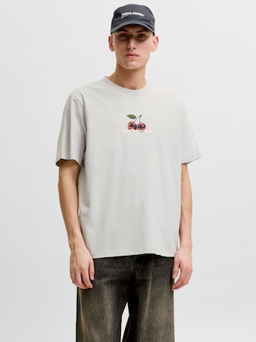 JACK & JONES Shirt in Grey: front
