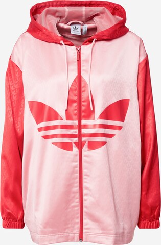 ADIDAS ORIGINALSPrijelazna jakna 'Adicolor 70S Colorblock ' - roza boja: prednji dio