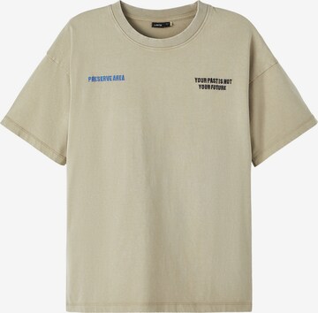 T-Shirt 'Tripe' NAME IT en beige : devant