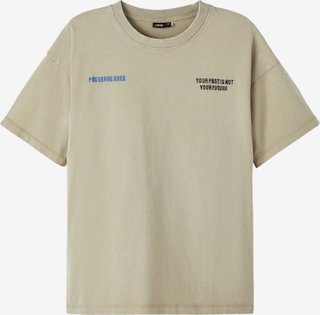 T-Shirt 'Tripe' NAME IT en beige : devant