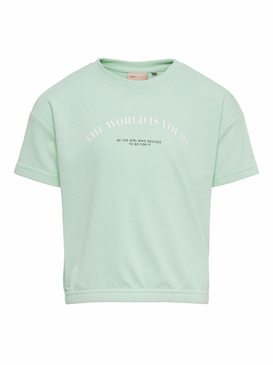 KIDS ONLY T-Shirt in Pastellgrün 