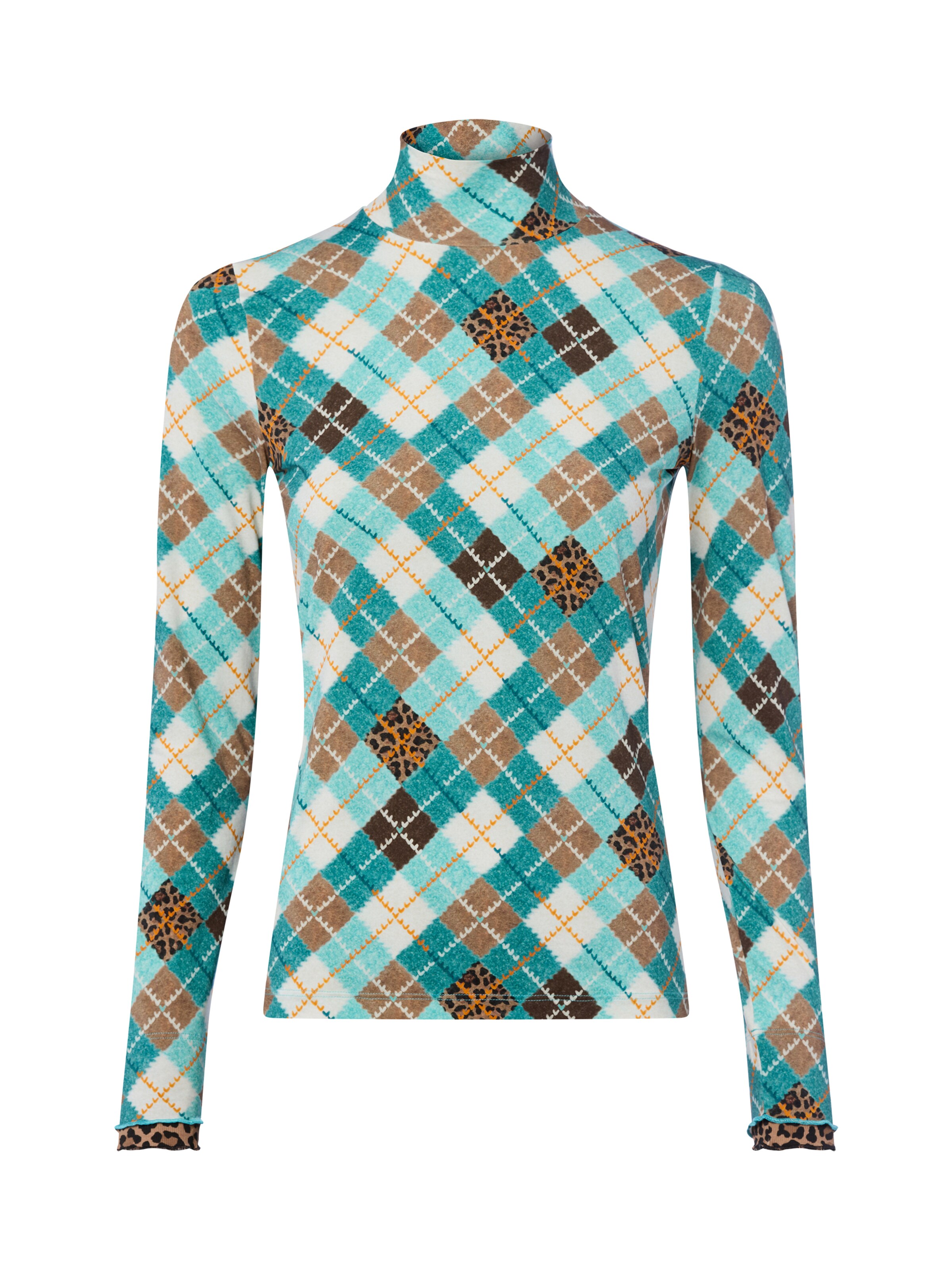 Marc Cain Shirt in Blauw: voorkant