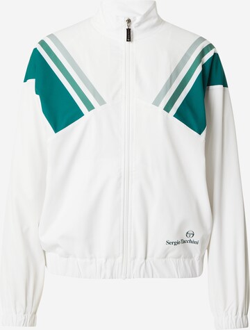 Sergio Tacchini Sportsjakke 'MONZA' i hvid: forside