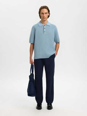 SELECTED - regular Pantalón en azul