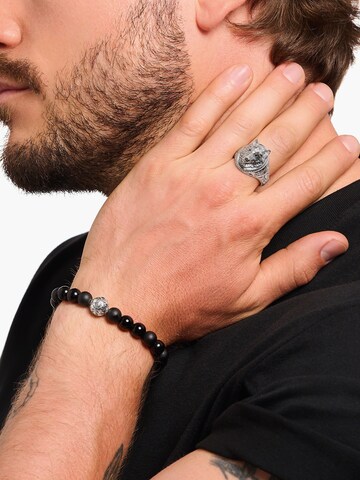 Thomas Sabo Ring 'Wolf' in Silver