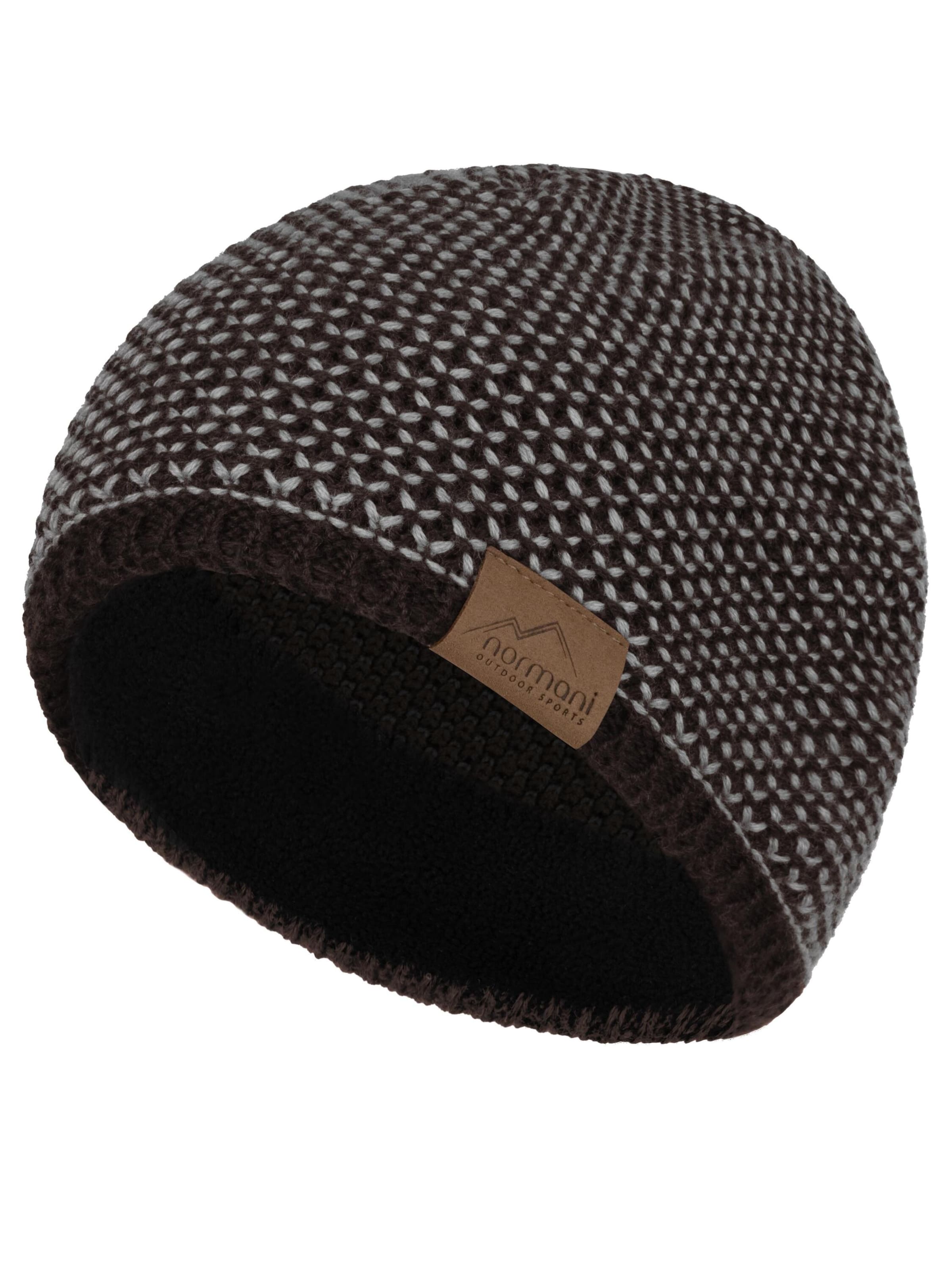 normani Beanie 'Alvik' in Brown: front