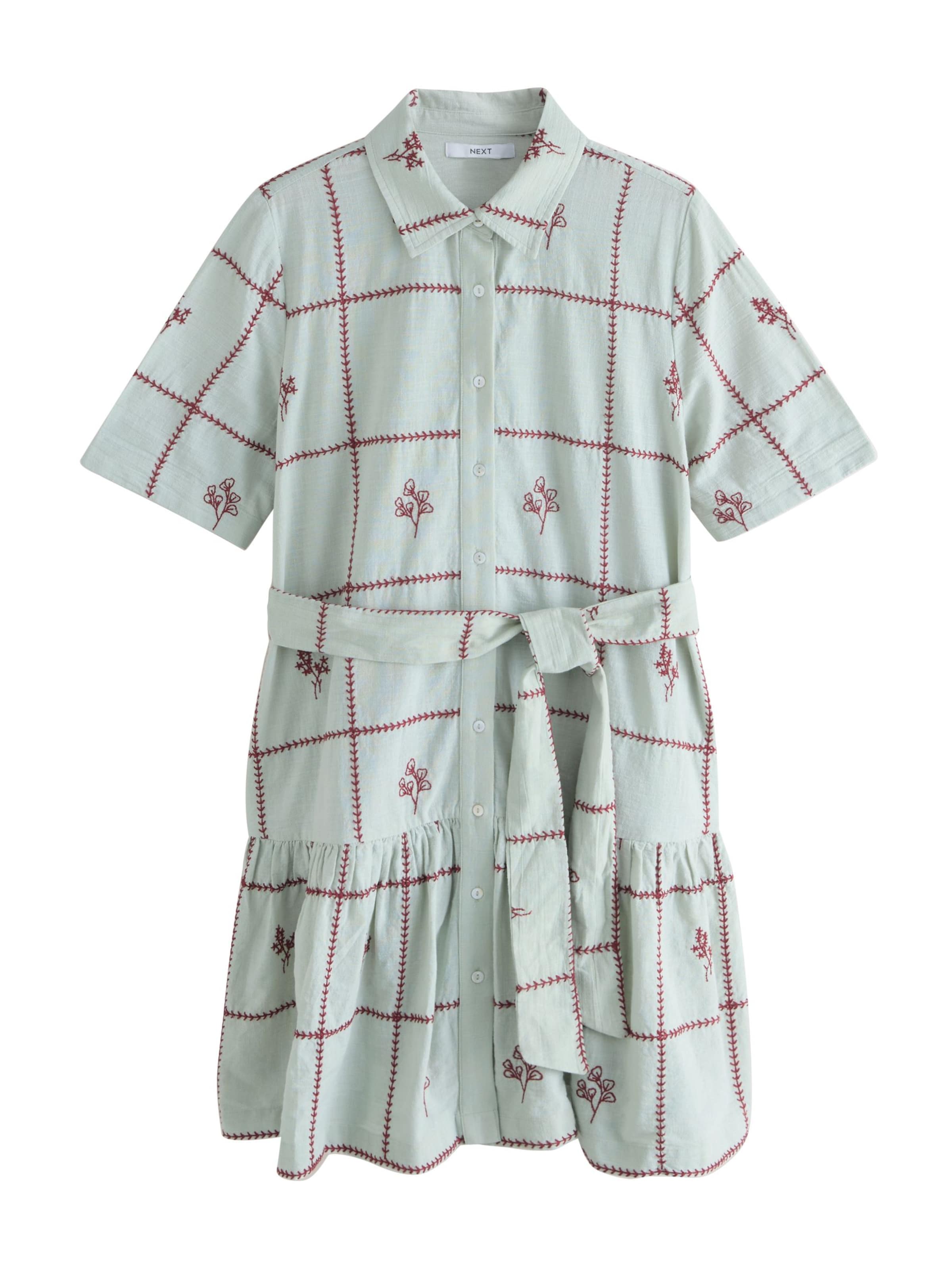 Next Shirt dress in Pastel blue / Red, Item view