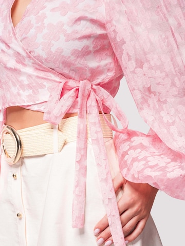 Ombre Blouse in Roze