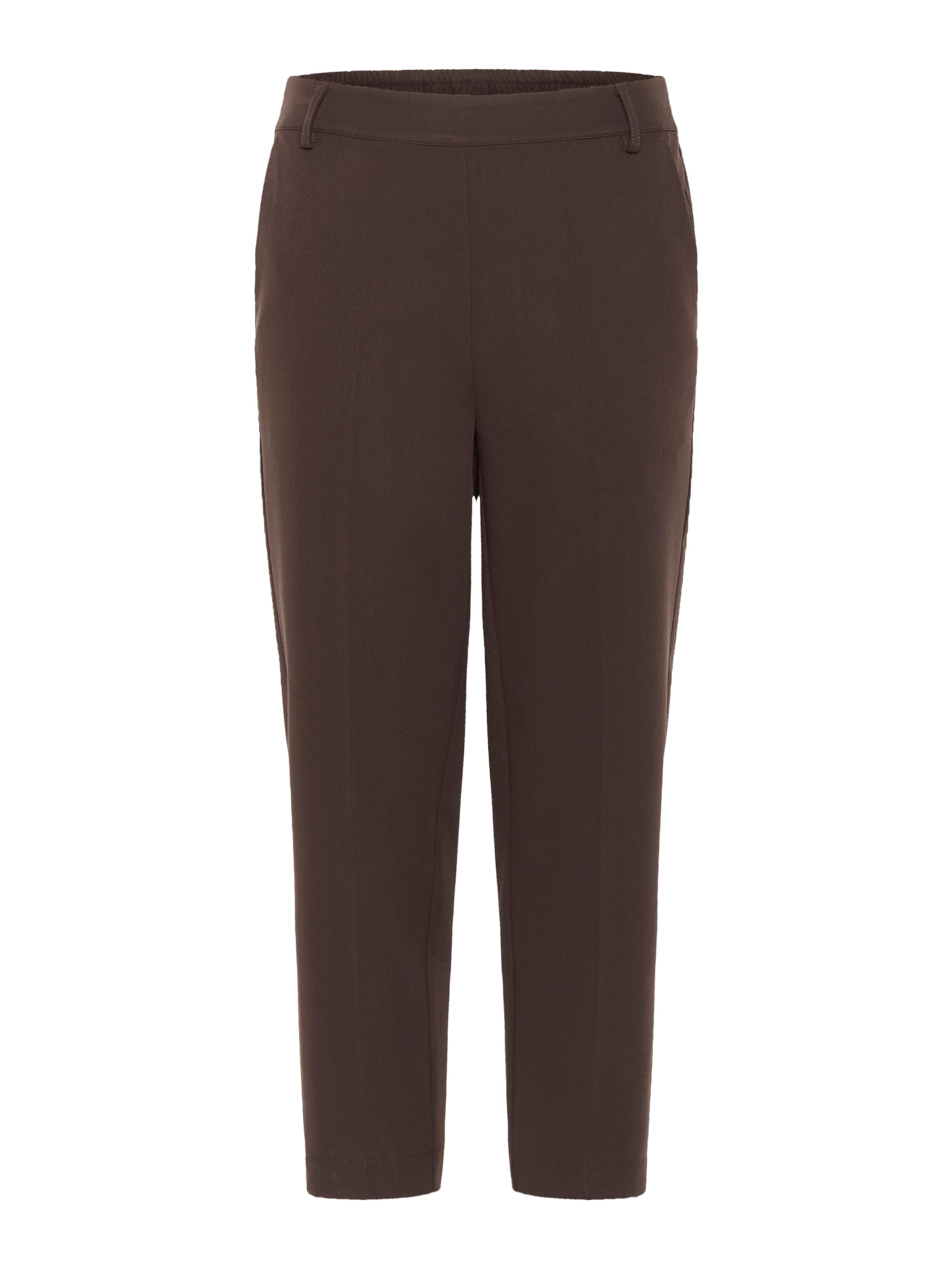 Kaffe Regular Suorat housut &#x27;KASakura&#x27; värissä ruskea: etupuoli