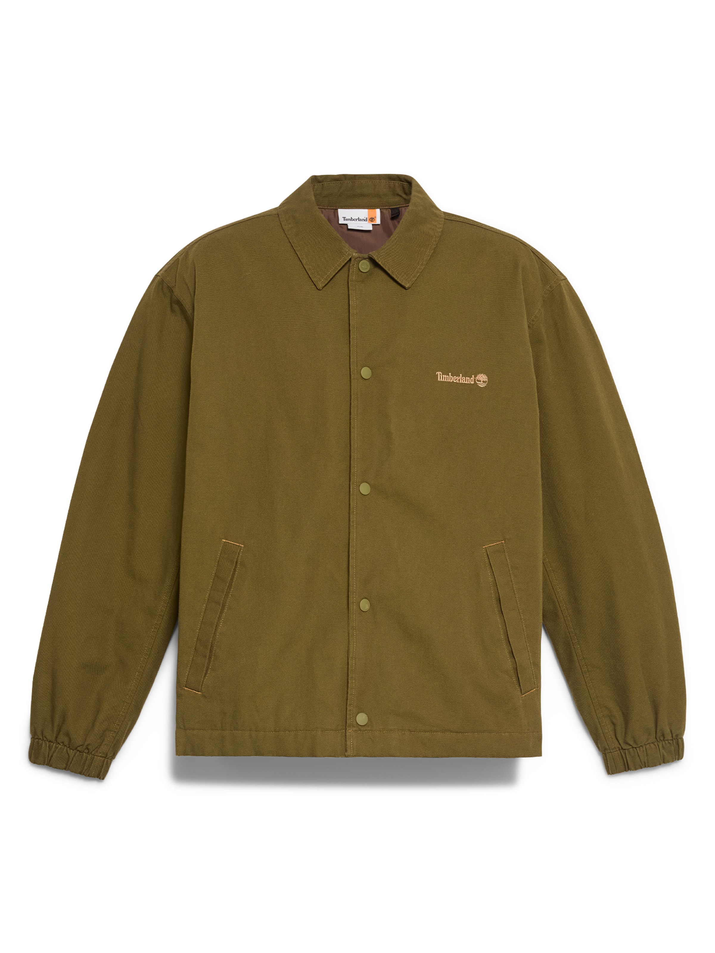 TIMBERLAND Φθινοπωρινό και ανοιξιάτικο μπουφάν σε πράσινο: μπροστά