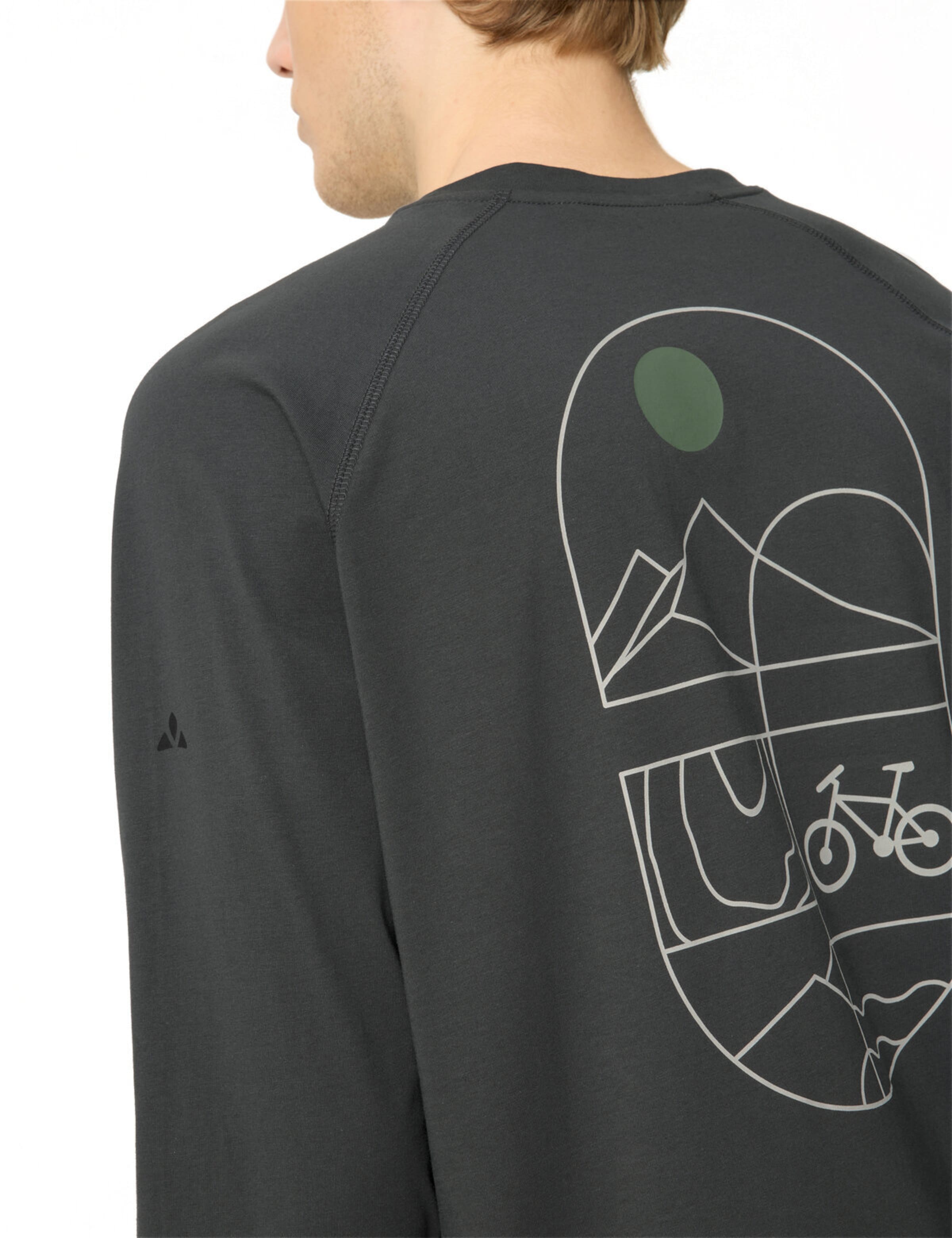 VAUDE Functioneel shirt 'Cyclist' in Grijs