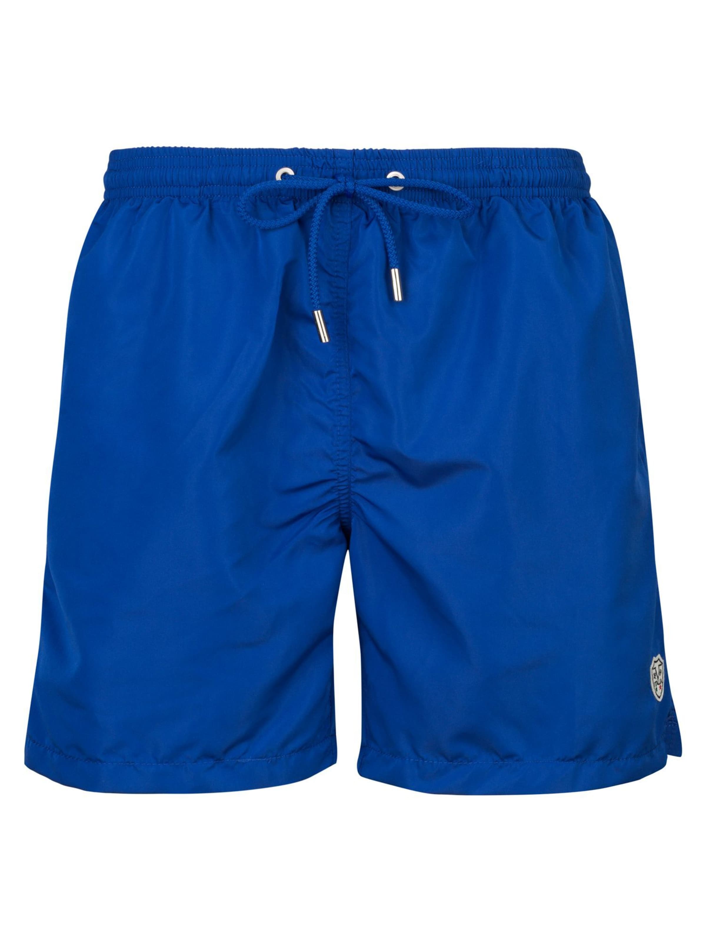 19V69 ITALIA Плавательные шорты 'Siro Basic' в Синий: спереди