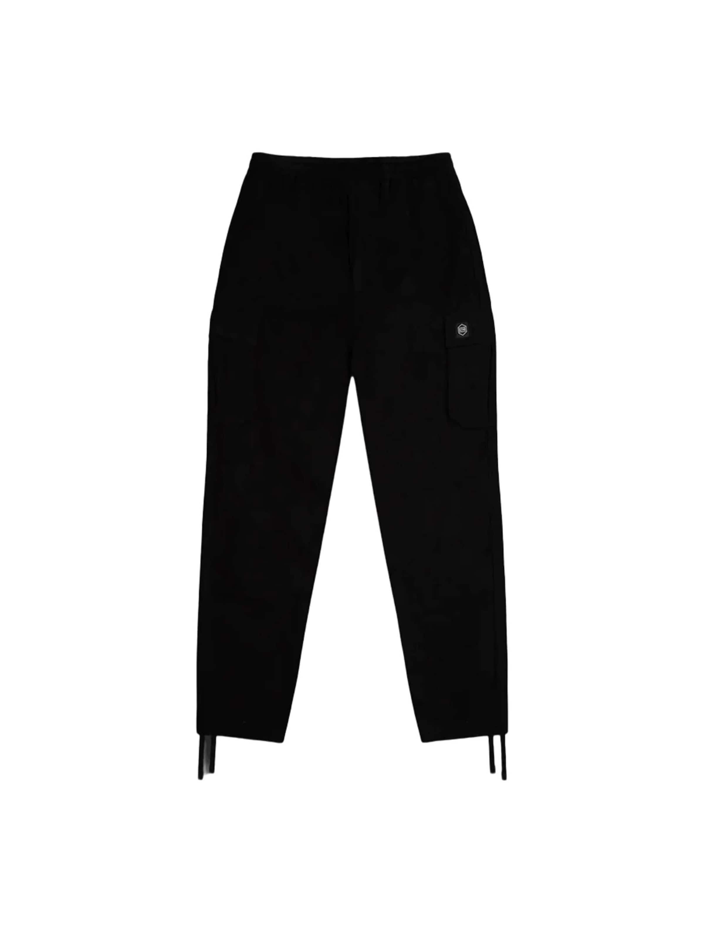 DOLLY NOIRE Regular Cargo trousers in Black: front