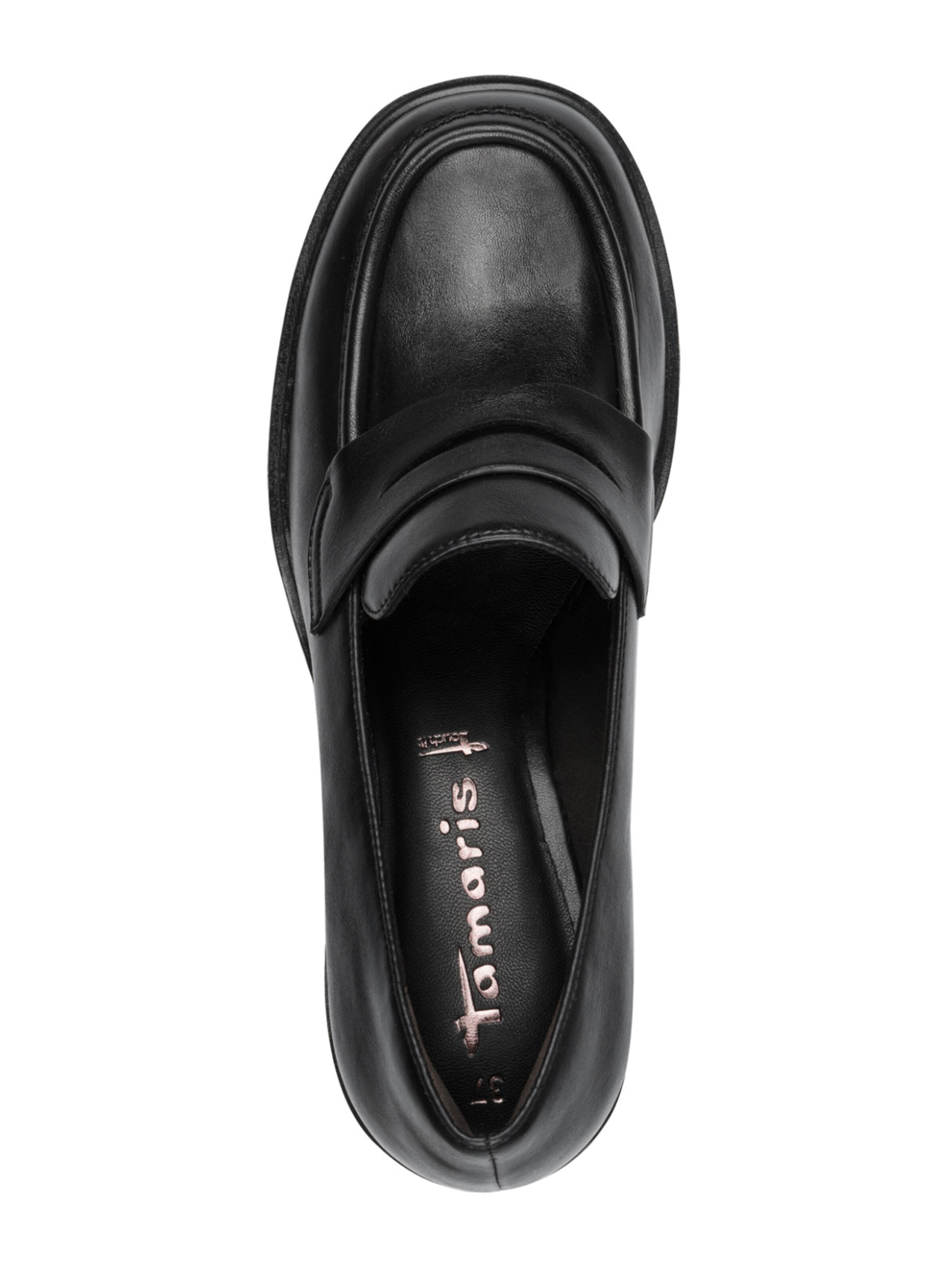 juoda Tamaris Loaferai