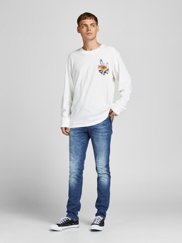 zils JACK & JONES Piegulošs Džinsi